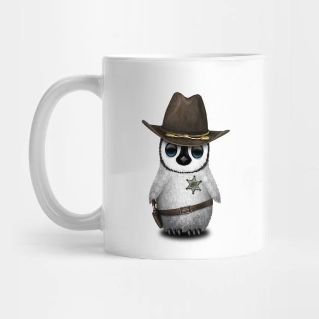 Cute Baby Penguin Sheriff by jeffbartels